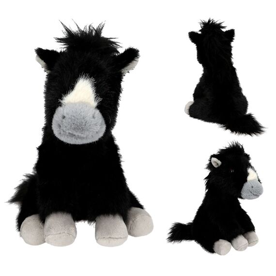 Miss Melody - Plush Horse Black 20 cm (0414047) / Toys