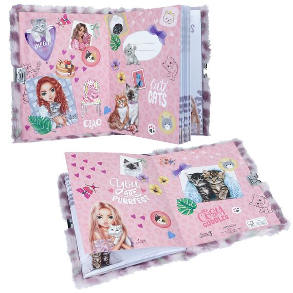 Topmodel - COSY CAT Diary With Lock Lilac (0414200) / Toys