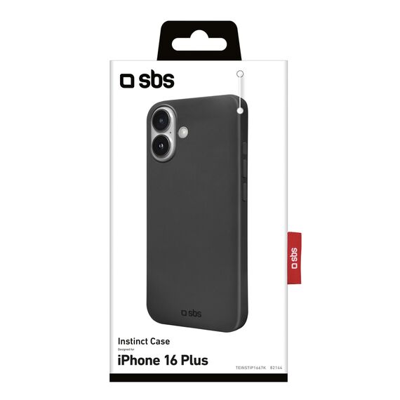 SBS Instinct Case for iPhone 16 Plus - Black | Techbox