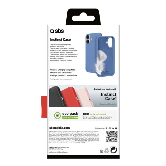 SBS Instinct Case for iPhone 16 Plus - Blue | Techbox