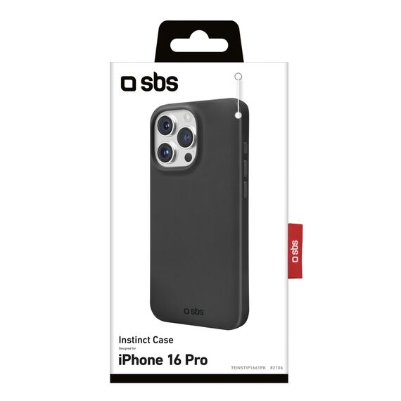 SBS Instinct Case for iPhone 16 Pro - Black | Techbox
