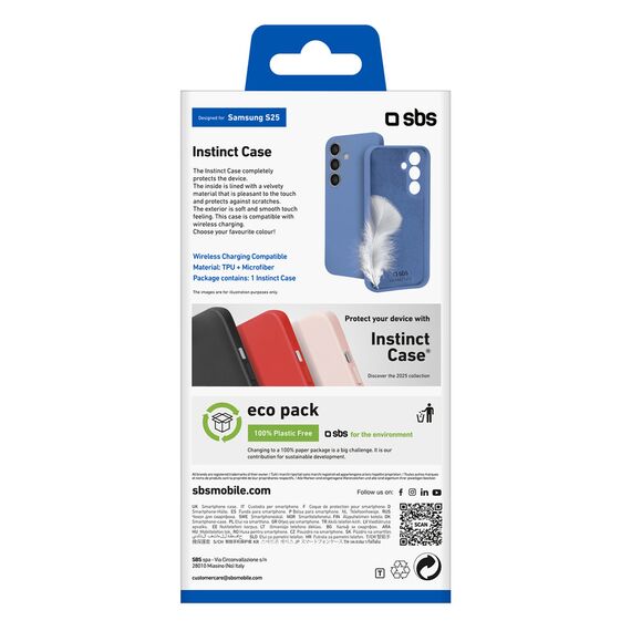 SBS Instinct Case for Samsung Galaxy S25 - Blue | Techbox