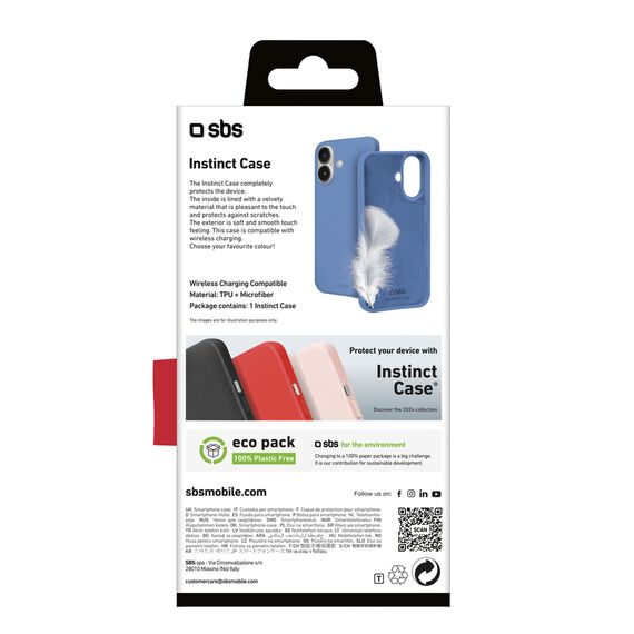 SBS Instinct iPhone 16 Case - Blue | Techbox