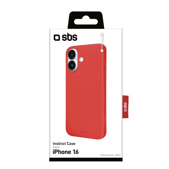 SBS Instinct iPhone 16 Case - Red | Techbox