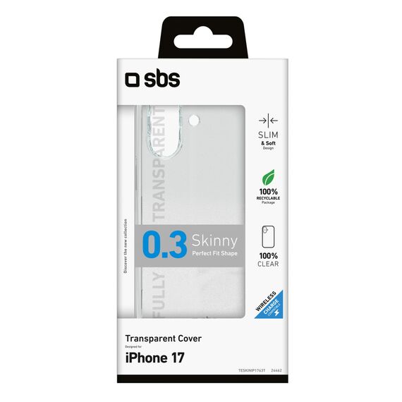 SBS Skinny Cover for iPhone 17 - transparent | Techbox