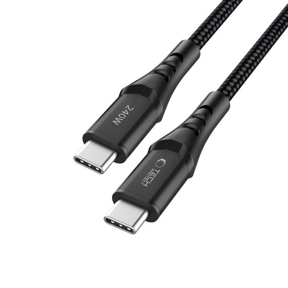 Tech-Protect Ultraboost UB11T USB-C / USB-C PD 240W / QC3.0 Cable 100 cm - Black