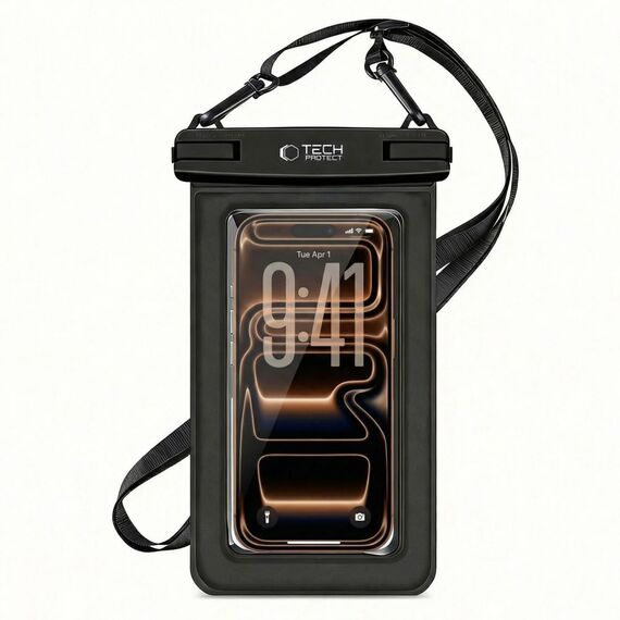 Tech-Protect UWC7 Waterproof Case 6.9" - Black