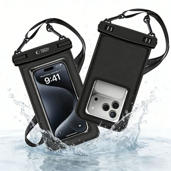 Tech-Protect UWC7 Waterproof Case 6.9" - Black
