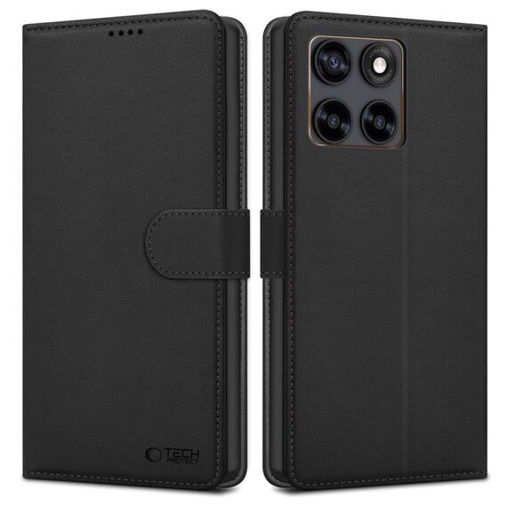 Tech-Protect Wallet Case for Motorola Edge 70 Fusion / Fusion + 5G - Black