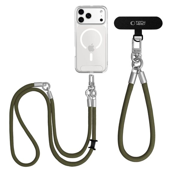 Tech-Protect C10S Rope Phone Lanyard - Green