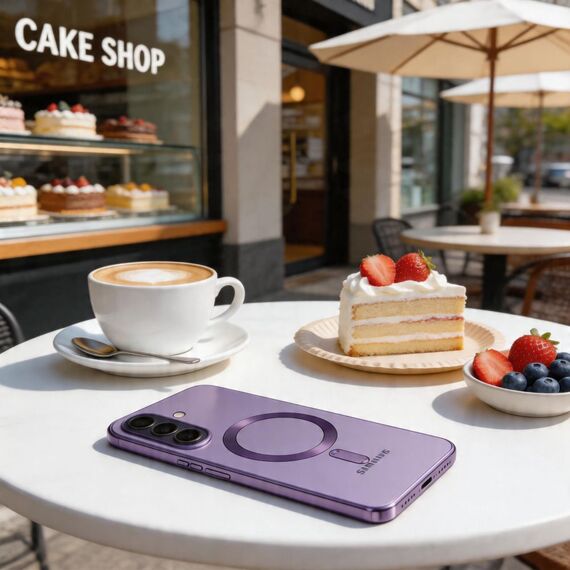 Tech-Protect MagFlex MagSafe Case for Samsung Galaxy A37 5G - Transparent Purple