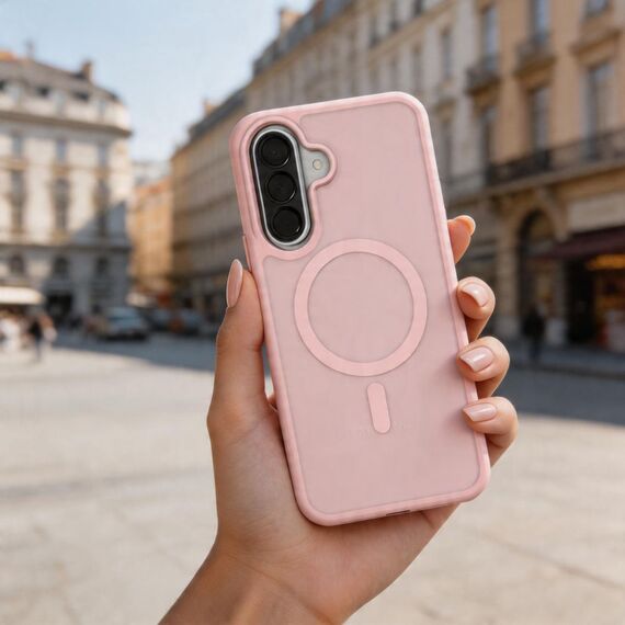Tech-Protect Magmat MagSafe Case for Samsung Galaxy A36 / A56 / A37 5G - Matte Pink