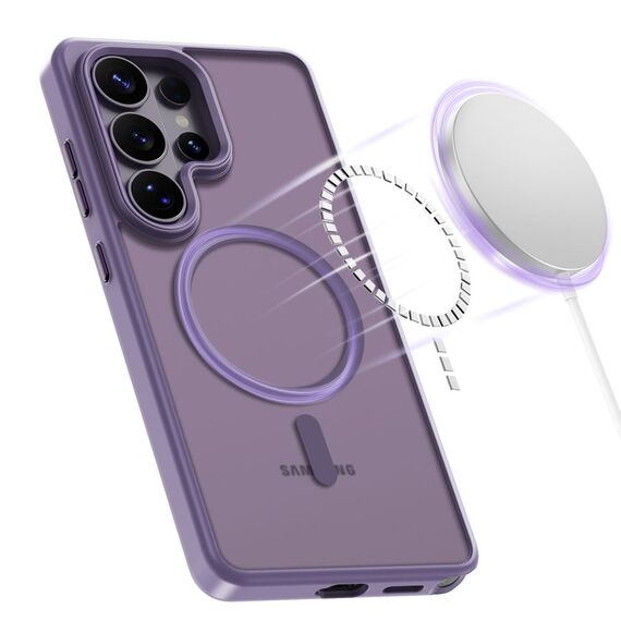 Tech-Protect Magmat MagSafe Case for Samsung Galaxy S26 Ultra - Matte Purple