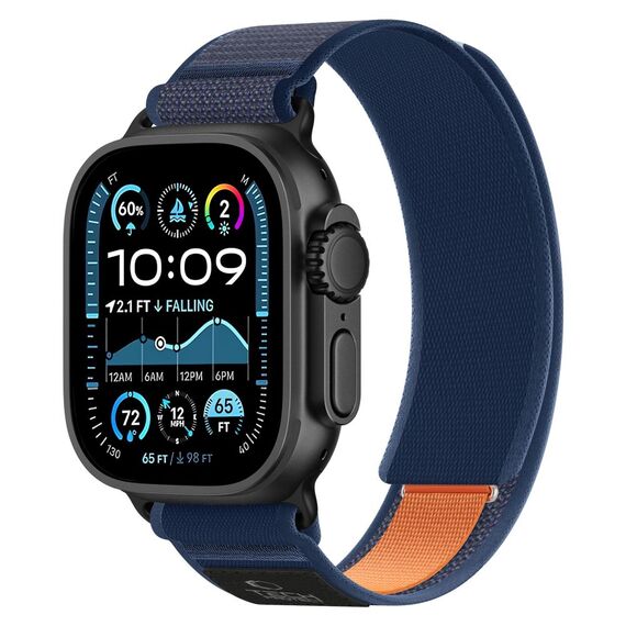 Tech-Protect Nylon Elite Strap for Apple Watch 44 / 45 / 46 / 49 mm - Navy Blue