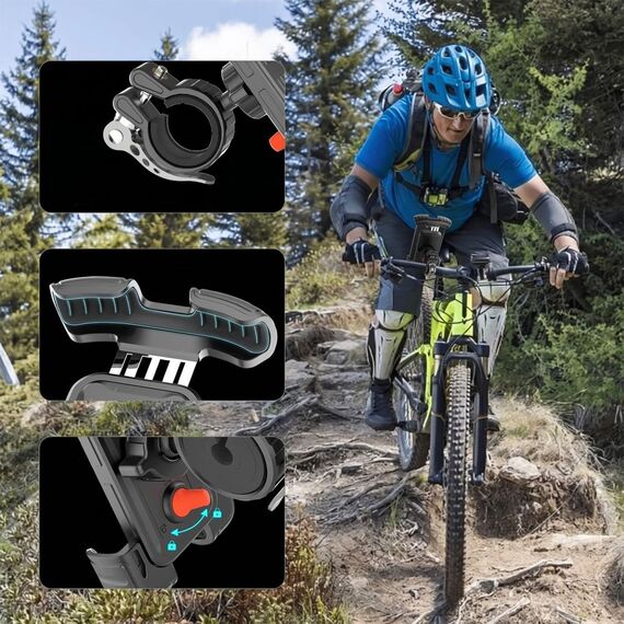 Tech-Protect V7 Handlebar Mount - Black