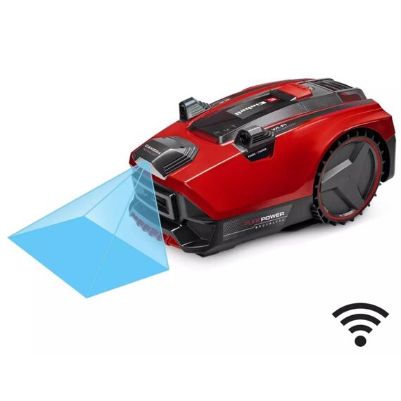Einhell Flexo Cam Plus 600 Robotic lawn mower Battery Black, Red, Silver | Techbox
