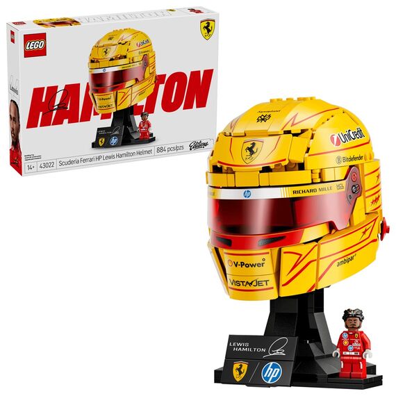 LEGO EDITIONS 43022 Scuderia Ferrari HP Lewis Hamilton Helmet |  Techbox