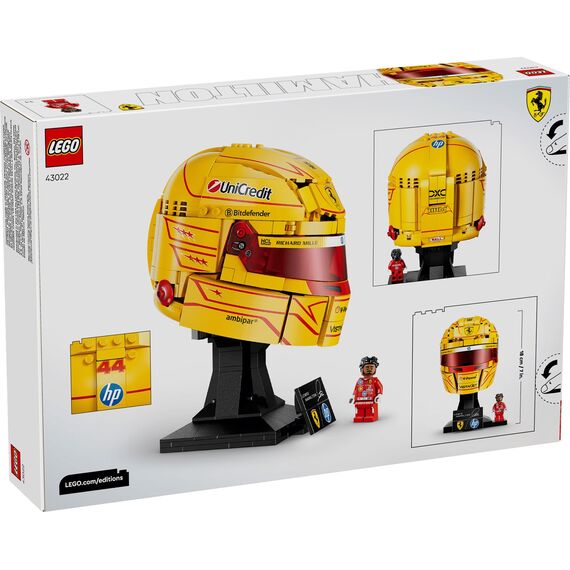 LEGO EDITIONS 43022 Scuderia Ferrari HP Lewis Hamilton Helmet |  Techbox