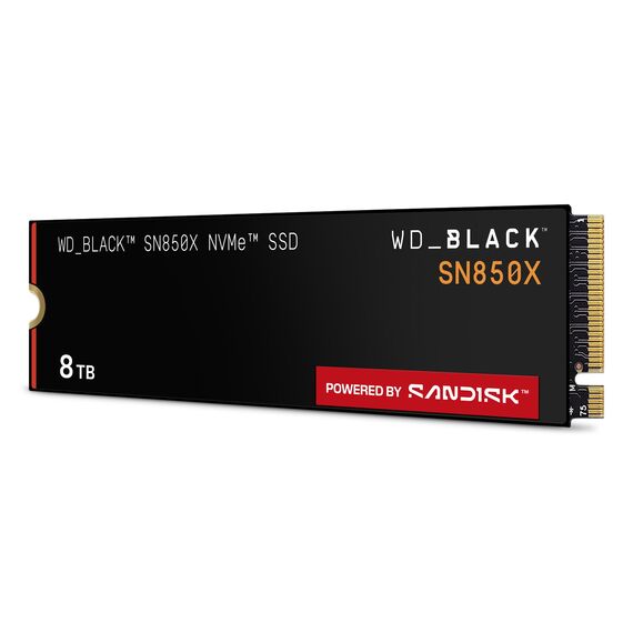 Western Digital Black WD_BLACK™ SN850X NVMe™ SSD POWERED BY SANDISK 8 TB | Techbox