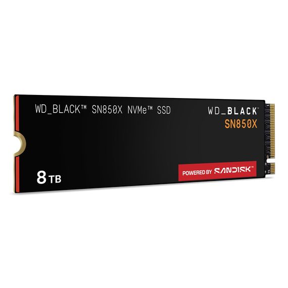 Western Digital Black WD_BLACK™ SN850X NVMe™ SSD POWERED BY SANDISK 8 TB | Techbox