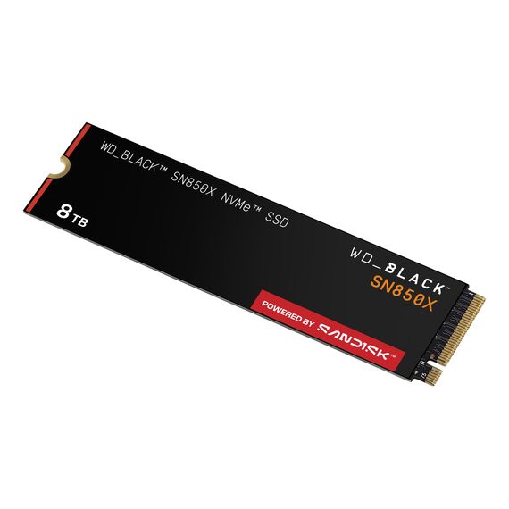 Western Digital Black WD_BLACK™ SN850X NVMe™ SSD POWERED BY SANDISK 8 TB | Techbox