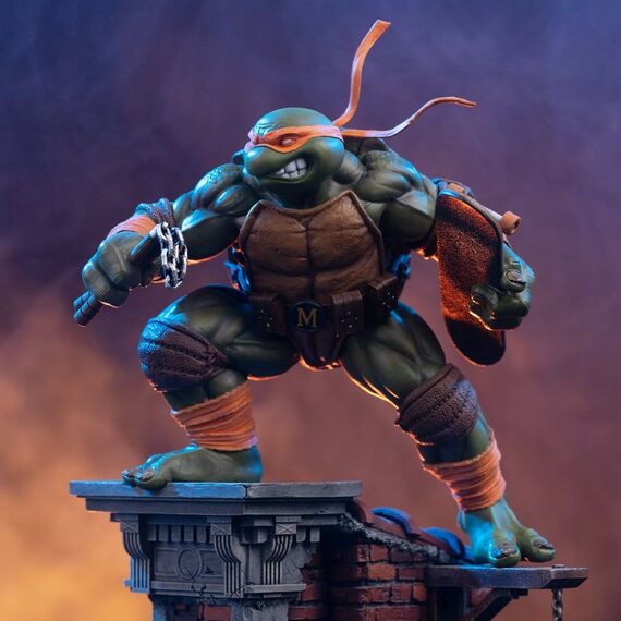 Teenage Mutant Ninja Turtles Art Scale Statue 1/10 Michelangelo Unleashed 24 cm |  Techbox