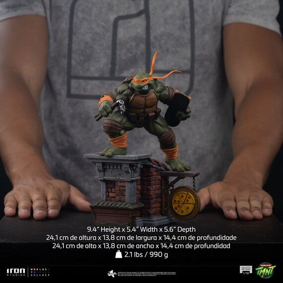 Teenage Mutant Ninja Turtles Art Scale Statue 1/10 Michelangelo Unleashed 24 cm |  Techbox