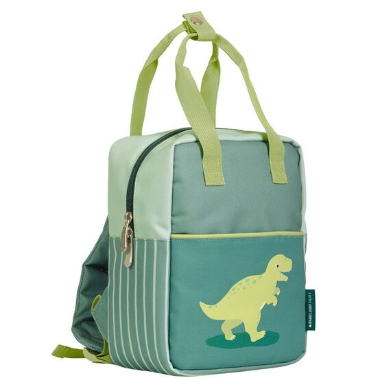 A little lovely company - Little Square Backpack - Dinosaur - Perfectly sized for toddlers / Luggage and Travel Gear