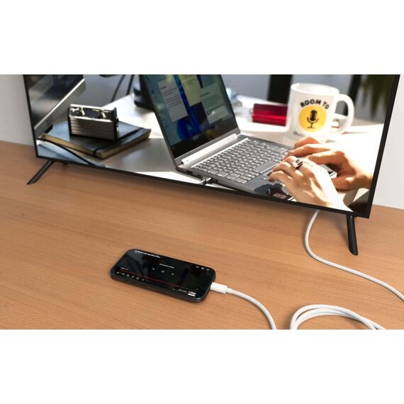 Hyper - 4K USB-C to HDMI Cable - White / Electronics