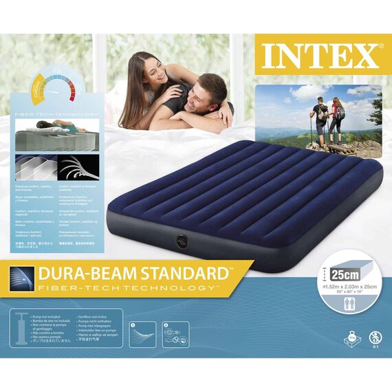 INTEX - Queen Dura-Beam Series Classic Downy Airbed (64759) / Sport and Outdoor