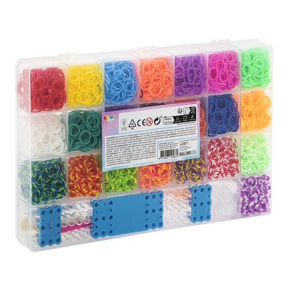 JOYA - Rubber Band Loom Kit, plastic storage box (981046) / Toys