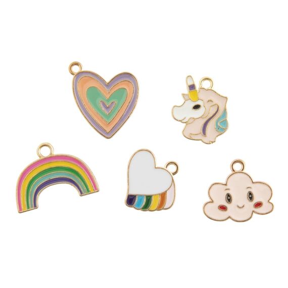 JOYA - Unicorn Jewellery bead set with beautiful charms (981025) / Toys