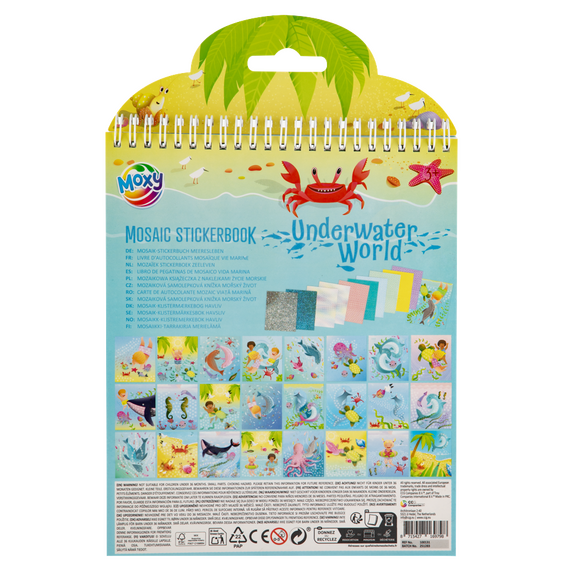 Moxy - Luxury Mosaic Stickerbook - Underwater World (100131) / Toys
