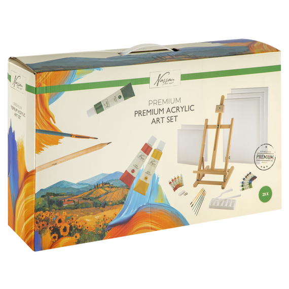 Nassau - Premium Acrylic Art Set, 28pcs (AR099500) / Toys