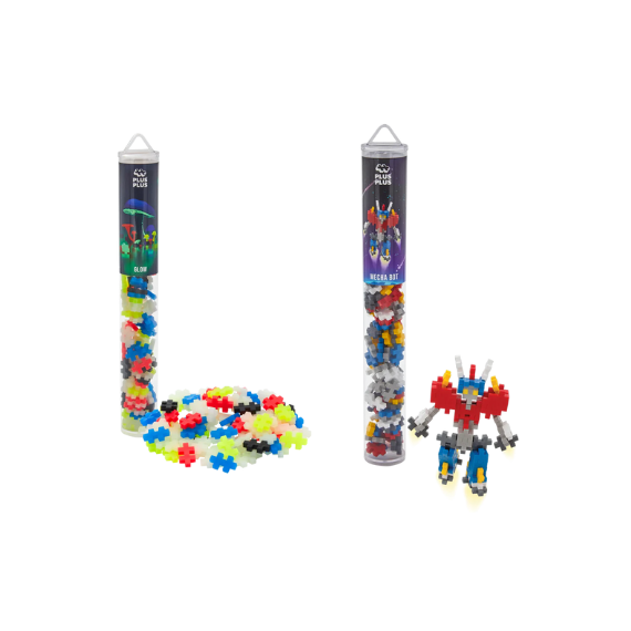 Plus-Plus - Mecha Bot & Glow Mix (Bundle) / Toys