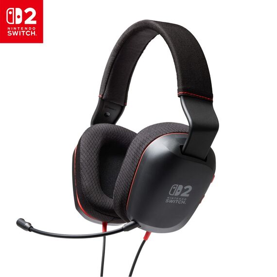 PowerA - Wired Stereo Headset for Nintendo Switch 2 - Black / Nintendo Switch 2 | Techbox