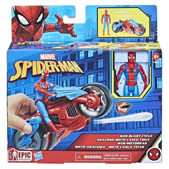 Spider-Man - Web Blast Cycle (F6899) / Toys