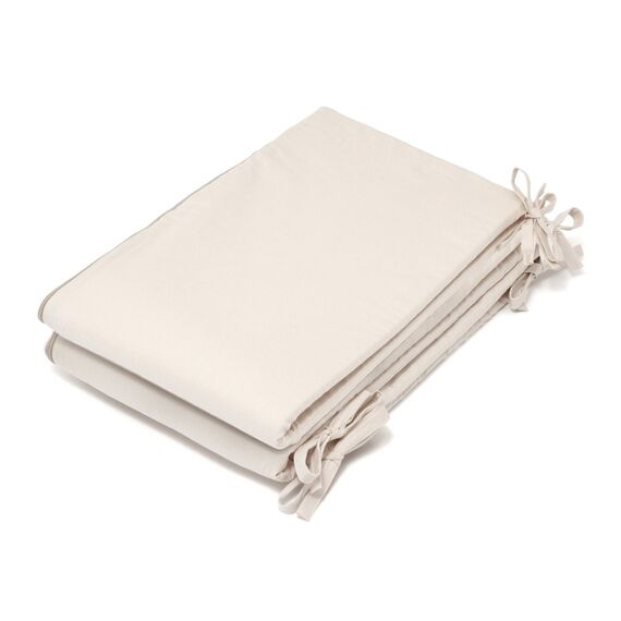 Vanilla Copenhagen - Bed Bumper Side By Side - Oyster Grey - 25x162x1cm + 25x84x1cm (1291111108) / Baby and Children
