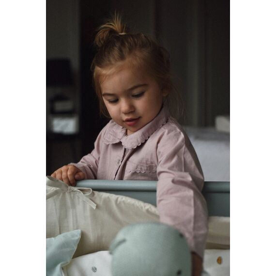 Vanilla Copenhagen - Bed Bumper Side By Side - Oyster Grey - 25x162x1cm + 25x84x1cm (1291111108) / Baby and Children