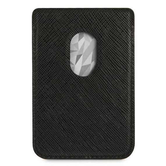 Portfel magentyczny Karl Lagerfeld Wallet CardSlot Saffiano Choupette Head MagSafe na telefon - czarny