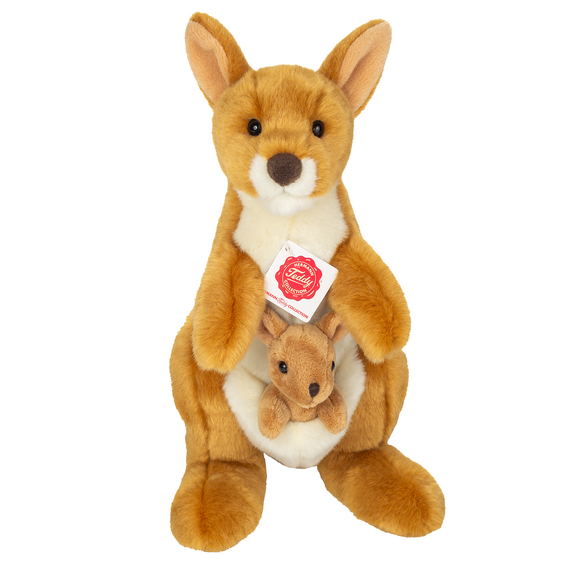 Teddy Hermann - Kangaroo with Baby 30 cm (916338) / Toys