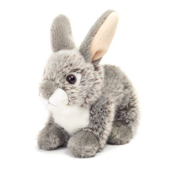 Teddy Hermann - Sitting Rabbit grey 18 cm (TH937012) / Toys