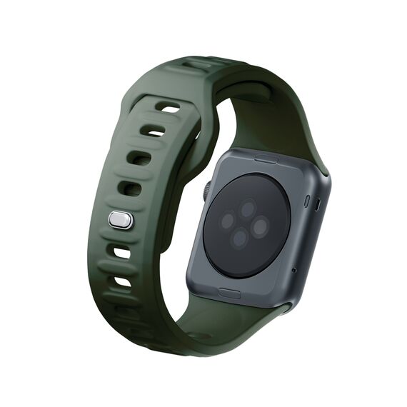 3mk Silicone Watch Strap for Apple Watch 38 / 40 / 41 mm - green