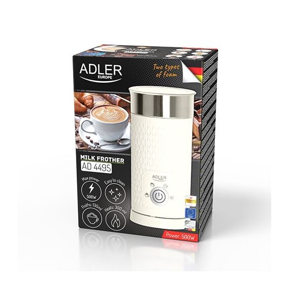 Adler AD 4495 milk frother/warmer Automatic milk frother/warmer Beige