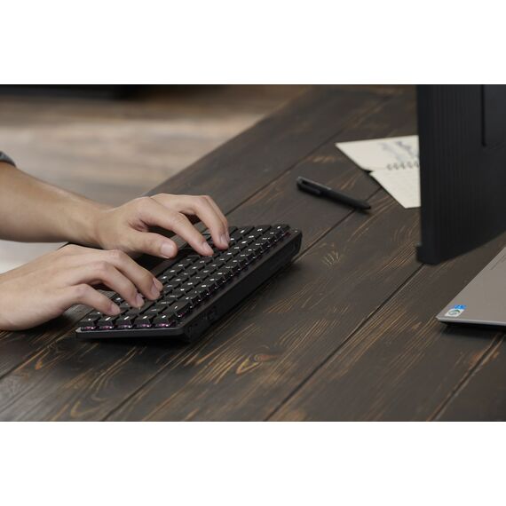 ASUS ProArt KD300 keyboard Home/Office USB + RF Wireless + Bluetooth Black
