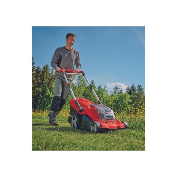 Einhell RASARRO 36/42 (2x5,2Ah) Push lawn mower Battery Black, Red