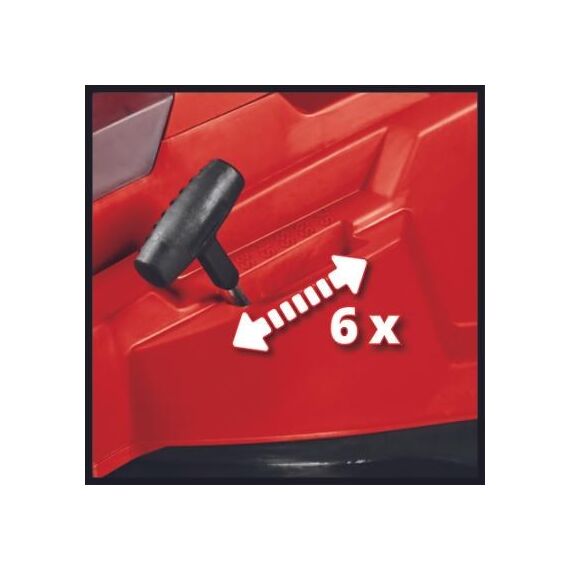 Einhell RASARRO 36/42 (2x5,2Ah) Push lawn mower Battery Black, Red