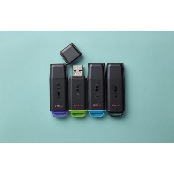 Kingston Technology DataTraveler 128GB Portable USB 3.2 Gen 1 Exodia Black/Blue
