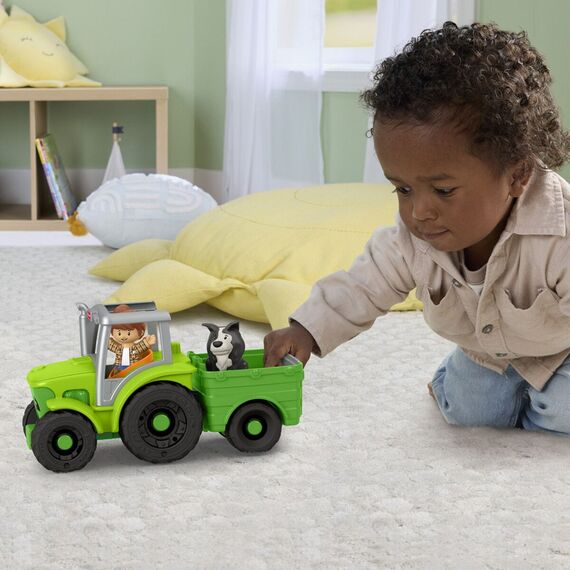 Fisher-Price - Little People Push & Play Tractor (JGX12) / Toys
