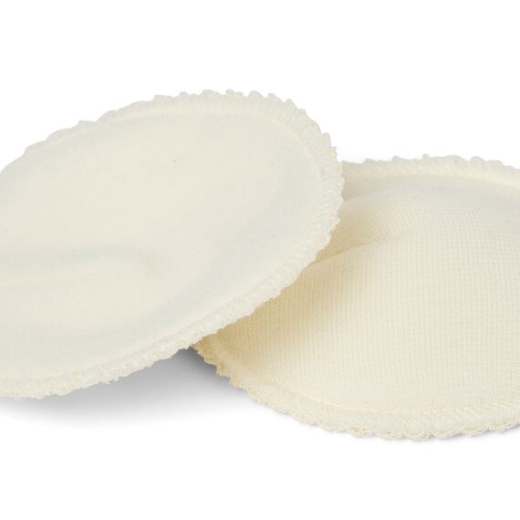 Smallstuff - Breast Pads - Off White - L / Baby and Children